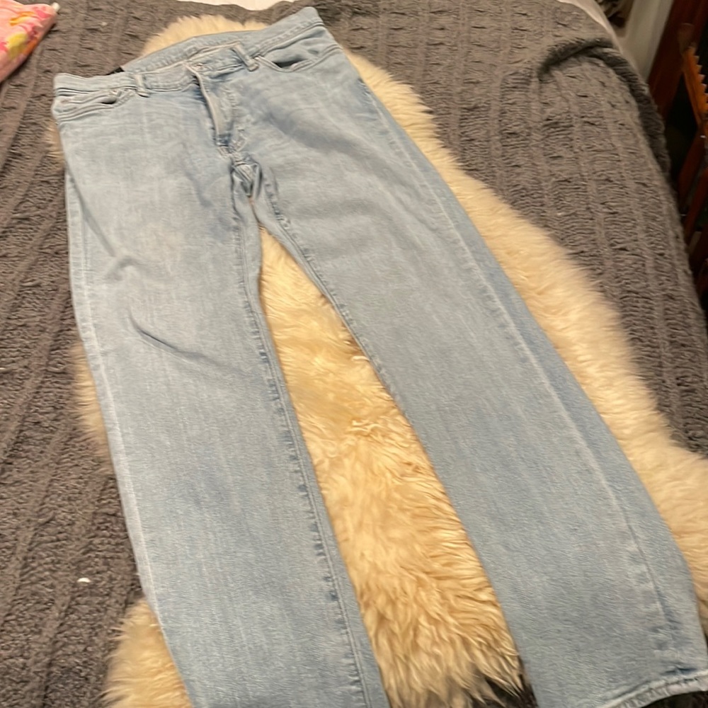 Abercrombie jeans Langdon slim stretch 31.32. Light faded blue denim.